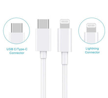 Load image into Gallery viewer, 20w fast charging usb type-c charger nz/au plug + usb-c to lightning cable set | marketzone christchurch