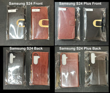 Load image into Gallery viewer, samsung s24 / s25 / s25 edge series full protection pu leather wallet flip case cover | marketzone christchurch