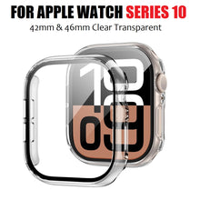 Load image into Gallery viewer, apple watch series 10 2 in 1 hard pc full protection clear cover case | marketzone christchurch