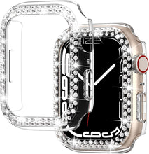 Load image into Gallery viewer, apple watch series 10 bling full protection hard clear case cover | marketzone christchurch