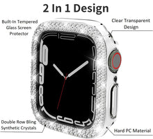 Load image into Gallery viewer, apple watch series 10 bling full protection hard clear case cover | marketzone christchurch