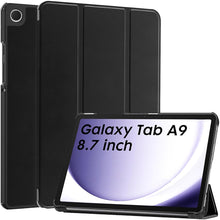 Load image into Gallery viewer, for samsung galaxy tab a9 premium pu leather full protection magnetic smart cover | marketzone christchurch