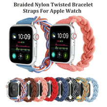 Load image into Gallery viewer, nylon woven braided twisted bracelet solo loop bands straps for apple watch | marketzone christchurch