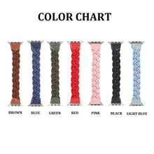 Load image into Gallery viewer, nylon woven braided twisted bracelet solo loop bands straps for apple watch | marketzone christchurch