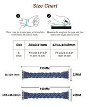 Load image into Gallery viewer, nylon woven braided twisted bracelet solo loop bands straps for apple watch | marketzone christchurch