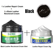 Load image into Gallery viewer, leather repair cream kit set polish restore leather car seat couch sofa shoes | marketzone christchurch