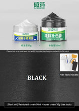 Load image into Gallery viewer, leather repair cream kit set polish restore leather car seat couch sofa shoes | marketzone christchurch