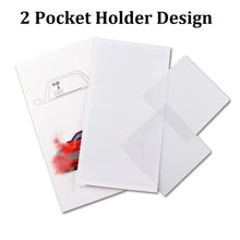 Load image into Gallery viewer, car windshield windscreen clear adhesive pvc display parking decal pass 2 pocket sticker holder | marketzone christchurch