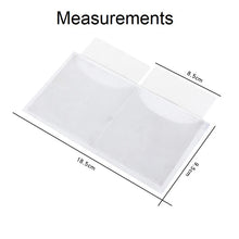Load image into Gallery viewer, car windshield windscreen clear adhesive pvc display parking decal pass 2 pocket sticker holder | marketzone christchurch