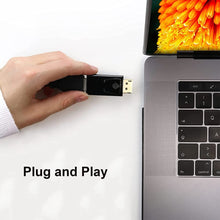 Load image into Gallery viewer, displayport large dp male to hdmi female display port adapter converter 1080p (black) | marketzone christchurch