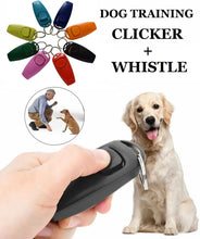 Load image into Gallery viewer, dog training clicker and whistle pet trainer tool for dogs cats birds horses | marketzone christchurch