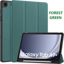 Load image into Gallery viewer, for samsung galaxy tab a9 Plus a9+ premium pu leather full protection magnetic smart cover | marketzone christchurch