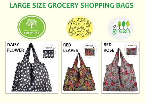 foldable reusable nylon grocery pouch shopping bags | marketzone christchurch