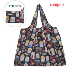 Load image into Gallery viewer, foldable reusable nylon grocery pouch shopping bags | marketzone christchurch