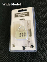 Load image into Gallery viewer, 3 dial combination security padlock 28mm resettable | marketzone christchurch