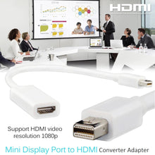 Load image into Gallery viewer, for apple macbook imac mini displayport thunderbolt to hdmi video port adapter converter | marketzone christchurch