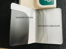 Load image into Gallery viewer, pvc passport travel document card holder | marketzone christchurch
