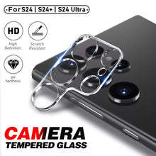 Load image into Gallery viewer, for samsung galaxy s24 series premium hard acrylic hd clear back camera lens protector | marketzone christchurch