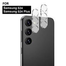 Load image into Gallery viewer, for samsung galaxy s24 series premium hard acrylic hd clear back camera lens protector | marketzone christchurch