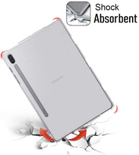 Load image into Gallery viewer, for samsung galaxy tab s9 series shockproof clear tpu soft back cover | marketzone christchurch