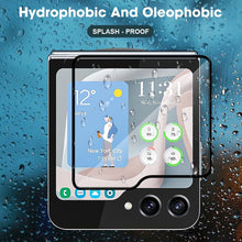 Load image into Gallery viewer, for samsung galaxy z flip5 premium clear / privacy front led screen tempered glass protector | marketzone christchurch