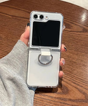 Load image into Gallery viewer, for samsung z flip 5 5g hard pc case with ring holder | marketzone christchurch