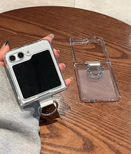 Load image into Gallery viewer, for samsung z flip 5 5g hard pc case with ring holder | marketzone christchurch