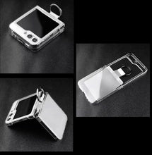 Load image into Gallery viewer, samsung galaxy z flip 6 clear hard acrylic ring case | marketzone christchurch