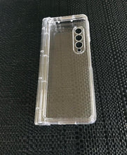 Load image into Gallery viewer, for samsung z fold 3 5g 360 coverage hinge protection and camera lens protector clear hard polycarbonate cover | marketzone christchurch