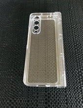 Load image into Gallery viewer, for samsung z fold 3 5g 360 coverage hinge protection and camera lens protector clear hard polycarbonate cover | marketzone christchurch