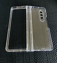 Load image into Gallery viewer, for samsung z fold 3 5g 360 coverage hinge protection and camera lens protector clear hard polycarbonate cover | marketzone christchurch