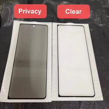 Load image into Gallery viewer, for samsung galaxy z fold5 5g premium clear / privacy front led screen tempered glass protector | marketzone christchurch