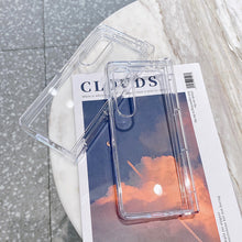 Load image into Gallery viewer, for samsung galaxy z fold 5 5g premium hinge protection full coverage hard pc clear cover | marketzone christchurch