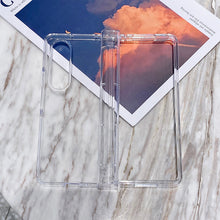 Load image into Gallery viewer, for samsung galaxy z fold 5 5g premium hinge protection full coverage hard pc clear cover | marketzone christchurch