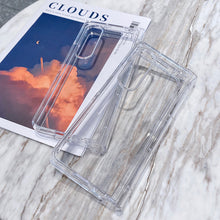 Load image into Gallery viewer, for samsung galaxy z fold 5 5g premium hinge protection full coverage hard pc clear cover | marketzone christchurch