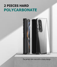Load image into Gallery viewer, for samsung galaxy z fold 5 5g hard crystal clear polycarbonate back and front protection cover | marketzone christchurch
