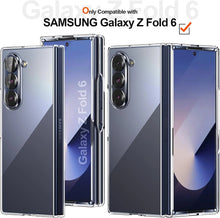 Load image into Gallery viewer, samsung z fold 6 2 piece hard acrylic clear cover | marketzone christchurch