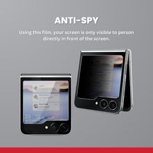 Load image into Gallery viewer, samsung galaxy z flip 6 fold 6 front led 10h 6d privacy screen protector | marketzone christchurch