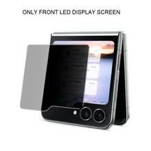 Load image into Gallery viewer, For Samsung Galaxy Z Flip 6 Fold 6 Premium Privacy Front LED Screen Tempered Glass Protector