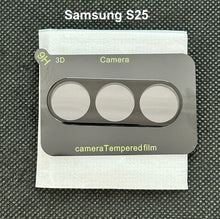 Load image into Gallery viewer, samsung s25 series black aluminum back camera lens protector | marketzone christchurch