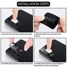 Load image into Gallery viewer, samsung s25 series black aluminum back camera lens protector | marketzone christchurch