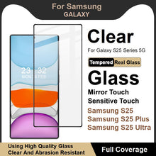 Load image into Gallery viewer, samsung s25 series clear tempered glass screen protector | marketzone christchurch