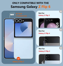 Load image into Gallery viewer, samsung galaxy z flip 6 clear hard acrylic ring case | marketzone christchurch