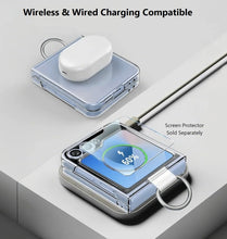 Load image into Gallery viewer, samsung galaxy z flip 6 clear hard acrylic ring case | marketzone christchurch