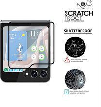 Load image into Gallery viewer, samsung z flip 6 front led premium clear tempered glass screen protector | marketzone christchurch