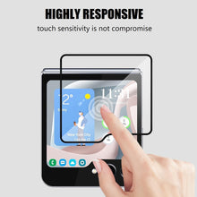 Load image into Gallery viewer, samsung z flip 6 front led premium clear tempered glass screen protector | marketzone christchurch