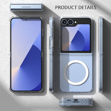 Load image into Gallery viewer, samsung z flip 6 magsafe compatible magnetic pc clear case | marketzone christchurch