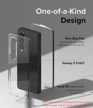 Load image into Gallery viewer, for samsung galaxy z fold 5 5g hard crystal clear polycarbonate back and front protection cover | marketzone christchurch