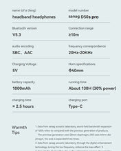Load image into Gallery viewer, sanag S-D50S pro bluetooth wireless headphone flashlink 6.0 anc intelligent noise cancellation | marketzone christchurch