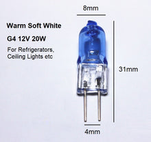 Load image into Gallery viewer, g4 12V 20w oven cooker hood fridge replacement halogen pin light bulb | marketzone christchurch